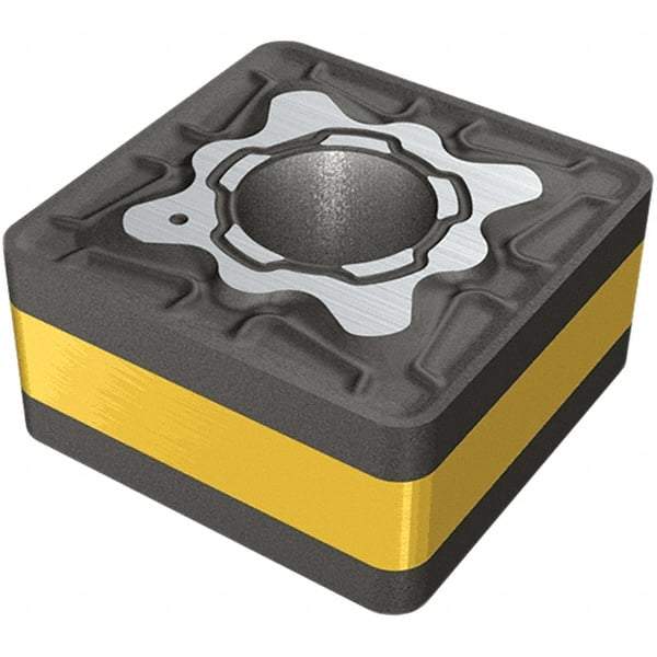 Iscar - SNMG432 M3P Grade IC8150 Carbide Turning Insert - TiCN/Al2O3/TiN Finish, 90° Square, 12.7mm Inscr Circle, 4.76mm Thick, 0.8mm Corner Radius - Apex Tool & Supply