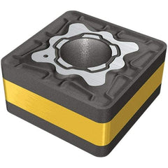 Iscar - SNMG432 M3P Grade IC8150 Carbide Turning Insert - TiCN/Al2O3/TiN Finish, 90° Square, 12.7mm Inscr Circle, 4.76mm Thick, 0.8mm Corner Radius - Apex Tool & Supply