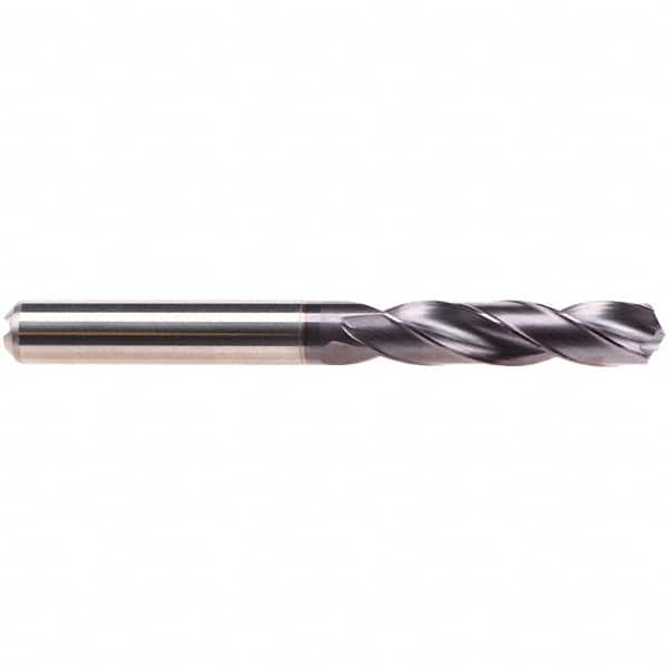Emuge - 21/64" 140° Spiral Flute Solid Carbide Screw Machine Drill Bit - Apex Tool & Supply
