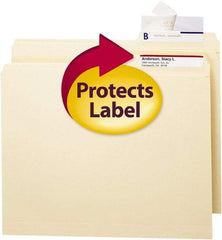 SMEAD - 100 Piece Clear Label Protector - 1.68" High x 3-1/2" Wide - Apex Tool & Supply