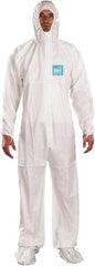 Ansell - Size L Film Laminate Chemical Resistant General Purpose Coveralls - Apex Tool & Supply