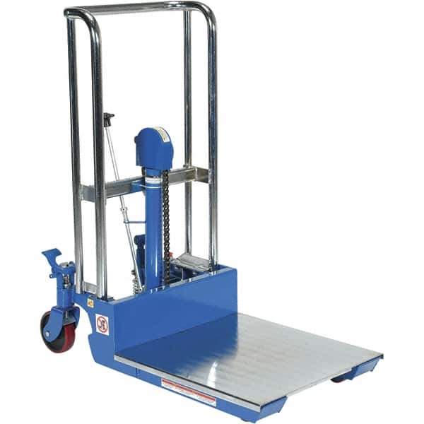 Vestil - 880 Lb Capacity, 35" Lift Height, Portable Workstation Manually Operated Lift - Apex Tool & Supply