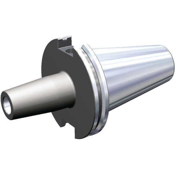 Kennametal - 44.45mm Shank Diam, 1" Hole Diam, CAT40 Taper Shank Shrink Fit Tool Holder & Adapter - 100mm Projection, 44mm Nose Diam, 48mm Clamping Depth, Through Coolant - Exact Industrial Supply