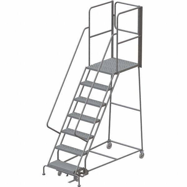 TRI-ARC - Rolling & Wall Mounted Ladders & Platforms Type: Rolling Warehouse Ladder Style: Rolling Platform Ladder - Apex Tool & Supply