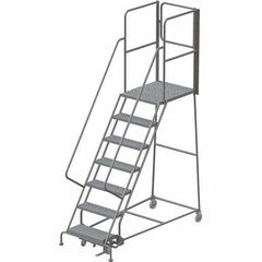 TRI-ARC - Rolling & Wall Mounted Ladders & Platforms Type: Rolling Warehouse Ladder Style: Rolling Platform Ladder - Apex Tool & Supply