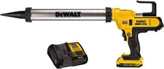 DeWALT - 29 oz Full Barrel Battery Caulk/Adhesive Applicator - Use with 10 to 20 oz Sausage Packs - Apex Tool & Supply