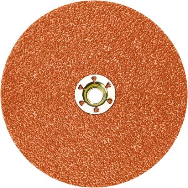3M - 7" Diam 80+ Grit Fiber Disc - Ceramic, 8,600 Max RPM, Series 787C - Apex Tool & Supply