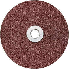 3M - 5" Diam 80 Grit Fiber Disc - Ceramic, 12,000 Max RPM, Series 782C - Apex Tool & Supply
