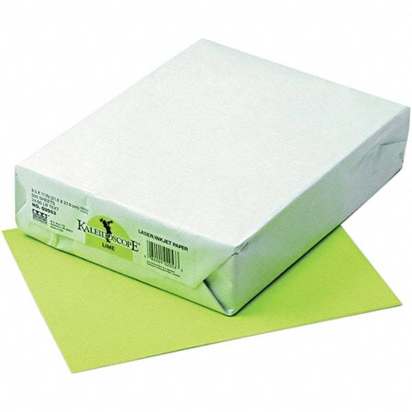 Pacon - 8-1/2" x 11" Lime Colored Copy Paper - Use with Laser Printers, Copiers, Inkjet Printers - Apex Tool & Supply