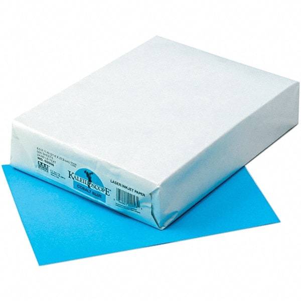 Pacon - 8-1/2" x 11" Cobalt Blue Colored Copy Paper - Use with Laser Printers, Copiers, Inkjet Printers - Apex Tool & Supply