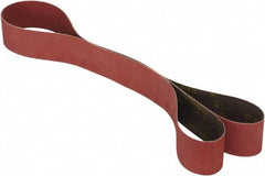 3M - 3" Wide x 132" OAL, 80 Grit, Ceramic Abrasive Belt - Ceramic, Coated, YF Weighted Cloth Backing, Series 784F - Apex Tool & Supply