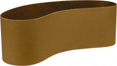 3M - 9" Wide x 120" OAL, 80 Grit, Ceramic Abrasive Belt - Ceramic, Coated, YF Weighted Cloth Backing, Series 966F - Apex Tool & Supply