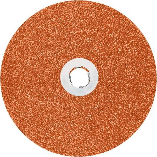3M - 7" Diam 7/8" Hole 60+ Grit Fiber Disc - Ceramic, 8,600 Max RPM, Series 787C - Apex Tool & Supply