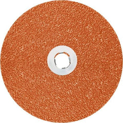 3M - 7" Diam 7/8" Hole 60+ Grit Fiber Disc - Ceramic, 8,600 Max RPM, Series 787C - Apex Tool & Supply