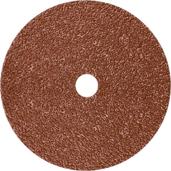 3M - 4-1/2" Diam 7/8" Hole 120+ Grit Fiber Disc - Ceramic, 13,300 Max RPM, Series 787C - Apex Tool & Supply