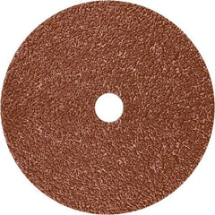 3M - 5" Diam 80+ Grit Fiber Disc - Ceramic, 12,000 Max RPM, Series 787C - Apex Tool & Supply