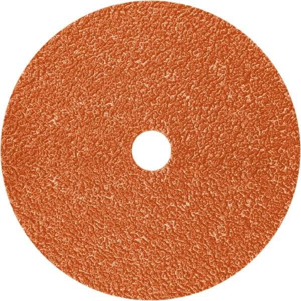3M - 7" Diam 36+ Grit Fiber Disc - Ceramic, 8,600 Max RPM, Series 787C - Apex Tool & Supply