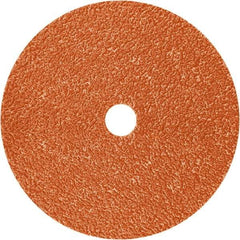 3M - 7" Diam 7/8" Hole 36+ Grit Fiber Disc - Ceramic, 8,600 Max RPM, Series 787C - Apex Tool & Supply