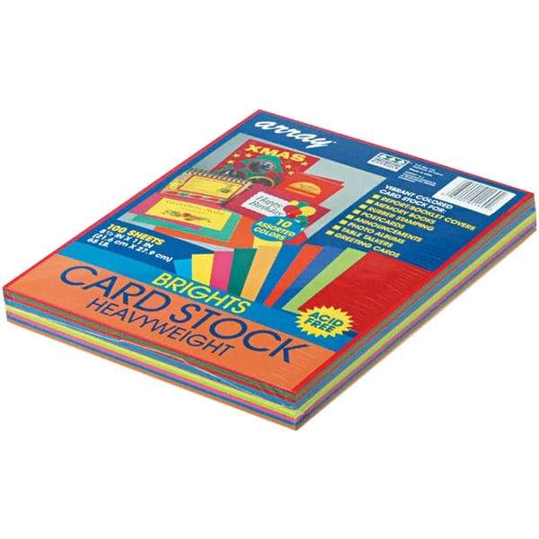 Pacon - 8-1/2" x 11" Assorted Colors Colored Copy Paper - Use with Copiers, Inkjet Printers, Laser Printers - Apex Tool & Supply