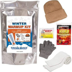 PRO-SAFE - Emergency Preparedness Kits Type: Winter Warm Up Kit Contents: Knit Stocking Cap; Gloves; Tube Socks; Emergency Blanket; (2) Hand Warmers - Apex Tool & Supply