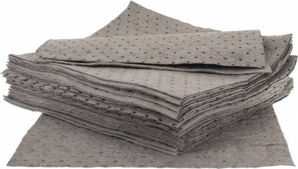 PRO-SAFE - 22 Gal Capacity per Package, Universal Pad - 17" Long x 15" Wide, Polypropylene - Apex Tool & Supply