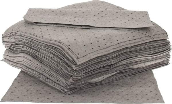 PRO-SAFE - 28 Gal Capacity per Package, Chemical/Hazmat Pad - 17" Long x 15" Wide, Polypropylene - Apex Tool & Supply