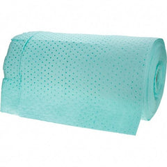 PRO-SAFE - 44 Gal Capacity per Package, Chemical/Hazmat Roll - 150' Long x 30" Wide, Polypropylene - Apex Tool & Supply