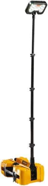 Pelican Products, Inc. - 12 Volt, Cordless, LED Portable Floor Work Light - 1 Head, 6,000 Lumens, Polypropylene, 26" High - Apex Tool & Supply