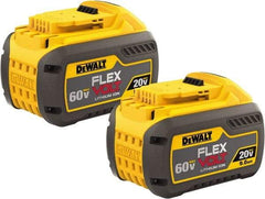 DeWALT - 60 Volt Lithium-Ion Power Tool Battery - 9 Ahr Capacity, 2 hr Charge Time, Series 20/60 FLEXVOLT - Apex Tool & Supply