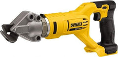 DeWALT - 2,500 SPM, 20 Volt, Pistol Grip Handle, Handheld Cordless Shear - 18 Gauge (Steel) Cutting Capacity - Apex Tool & Supply