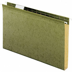 Pendaflex - 9-1/2 x 14-1/2", Legal, Standard Green, Hanging File Folder - 11 Point Stock, 1/5 Tab Cut Location - Apex Tool & Supply