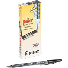 Pilot - Conical Ball Point Pen - Black - Apex Tool & Supply