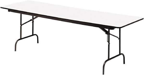 ICEBERG - 30" Long x 96" Wide x 29" High, Folding Table - Gray - Apex Tool & Supply