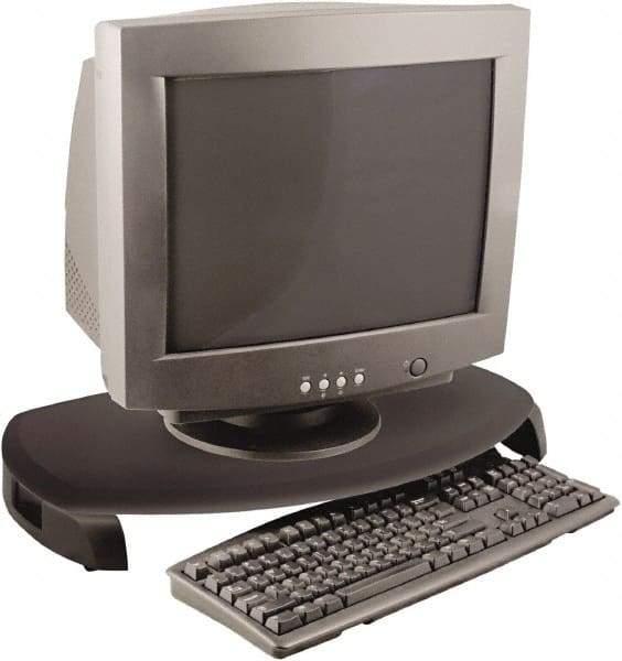 Kantek - Black Desktop Stand - Use with Monitor - Apex Tool & Supply