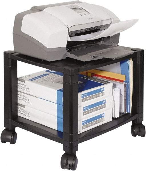 Kantek - Black Printer/Copier Stand - Use with Printer, Paper - Apex Tool & Supply