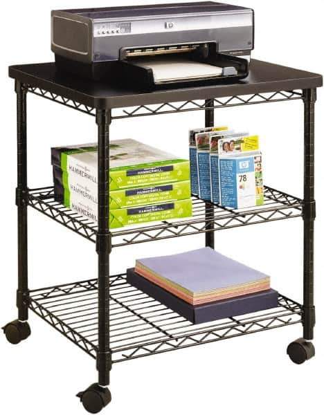 Safco - Black Case/Stand - Use with Office Machines - Apex Tool & Supply