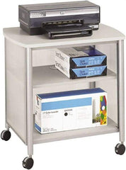 Safco - Gray Case/Stand - Use with Printer, Office Machines - Apex Tool & Supply