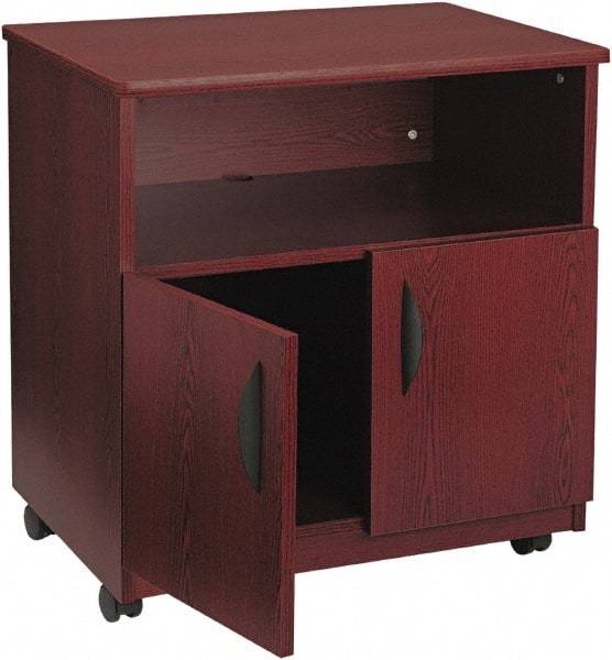 Safco - Mahogany Case/Stand - Use with Fax Machines, Printer, Copiers - Apex Tool & Supply