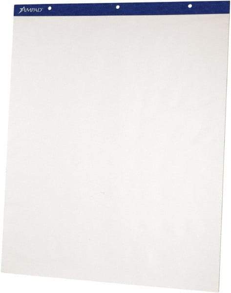 AMPAD - Flip Charts, Unruled, 27 x 34, White, 50 Sheets, 2/Pack, Flip Chart Easel - Use with Whiteboards, Chalkboards, Walls, Easel St&s - Apex Tool & Supply