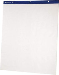 AMPAD - Flip Charts, Unruled, 27 x 34, White, 50 Sheets, 2/Pack, Flip Chart Easel - Use with Whiteboards, Chalkboards, Walls, Easel St&s - Apex Tool & Supply