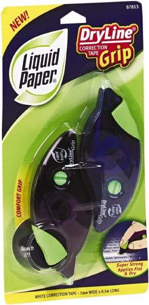 Paper Mate Liquid Paper - 1/5" x 335" Correction Tape Non-Refillable - Apex Tool & Supply
