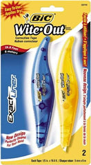 Bic - 1/5" x 236" Correction Tape Non-Refillable - Apex Tool & Supply