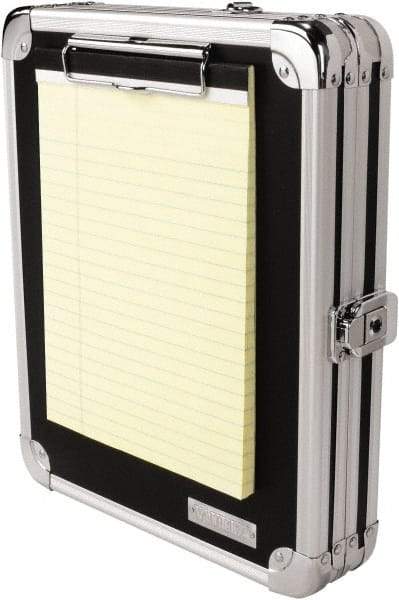 Vaultz - 9-3/4" Long x 2" Wide, Clip Board - Black - Apex Tool & Supply