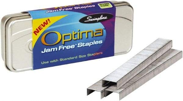 Swingline - 1/4" Leg Length, Galvanized Steel Staplers-Full Strip Desktop Staples - 40 Sheet Capacity, For Use with All Standard Full-Strip Staplers - Apex Tool & Supply
