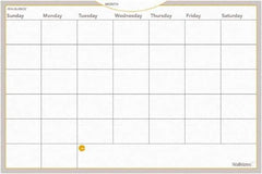AT-A-GLANCE - 36 Sheet, 36 x 24", Monthly Planning Surface - Gray, White & Orange - Apex Tool & Supply