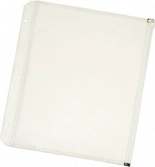Cardinal - 11 x 8 1/2" 3 Tabs, 3-Hole Punched, Binder Pockets Divider - Clear - Apex Tool & Supply