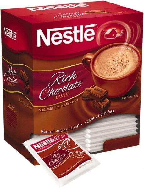 Nestle - Hot Cocoa Mix, Rich Chocolate, 0.71 oz Packets, 50/Box - Apex Tool & Supply
