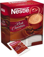 Nestle - Hot Cocoa Mix, Rich Chocolate, 0.71 oz Packets, 50/Box - Apex Tool & Supply