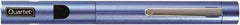 Quartet - Metal Pen Size Laser Pointer - Blue, 2 AAA Batteries Included - Apex Tool & Supply