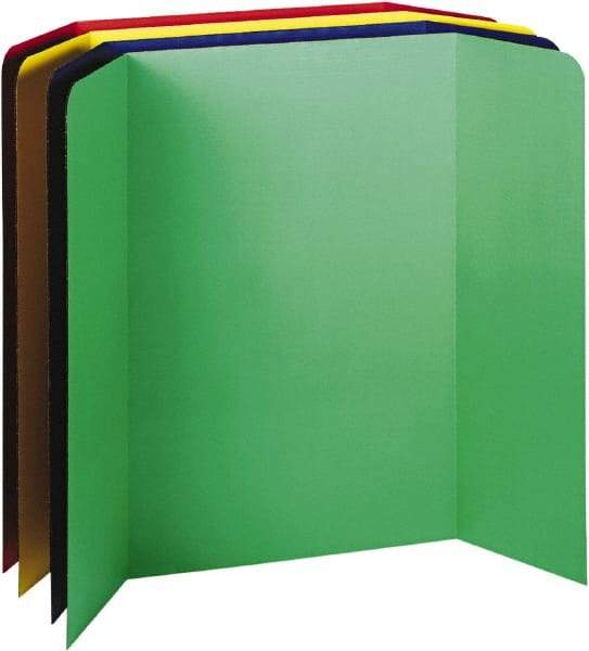 Pacon - Spotlight Corrugated Presentation Display Boards, 48 x 36, Assorted, 4/Carton, Display Board - Use with Science Fairs, Booths & Displays - Apex Tool & Supply